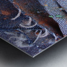 Textures of Time: Decay and Renewal Metal print