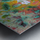 Cosmic Bloom – A Collision of Colors Metal print