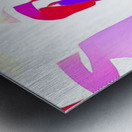 The Layered Image Metal print