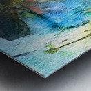 the blue electric portrait Metal print