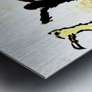 FIGURE CELEBRATE BROWN Metal print