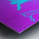 FIGURE CELEBRATE PINK Metal print