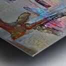 flair stick men Metal print