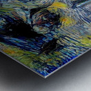 Nocturne in Swirls Metal print