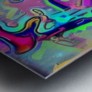 Abstract Graffiti Pop Metal print