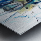 Fractured Blues Metal print