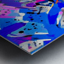 Electric Bloom Metal print