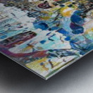 Unfolding character Metal print