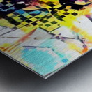 Kaleidoscope Collision Metal print