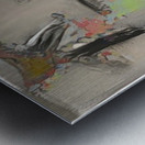 Floating Forms Metal print