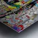 the graffti man Metal print