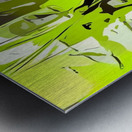 Electric Green Metal print