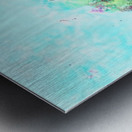 A Fluid Portrait of the Self Metal print