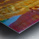 colour strip closeup Metal print