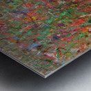 Textured map Metal print