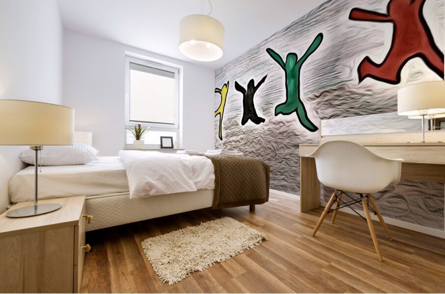 A Celebration of Movement Mural print