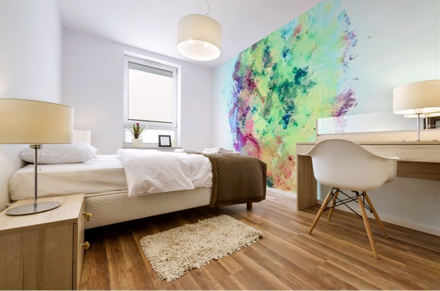 A Fluid Portrait of the Self Mural print