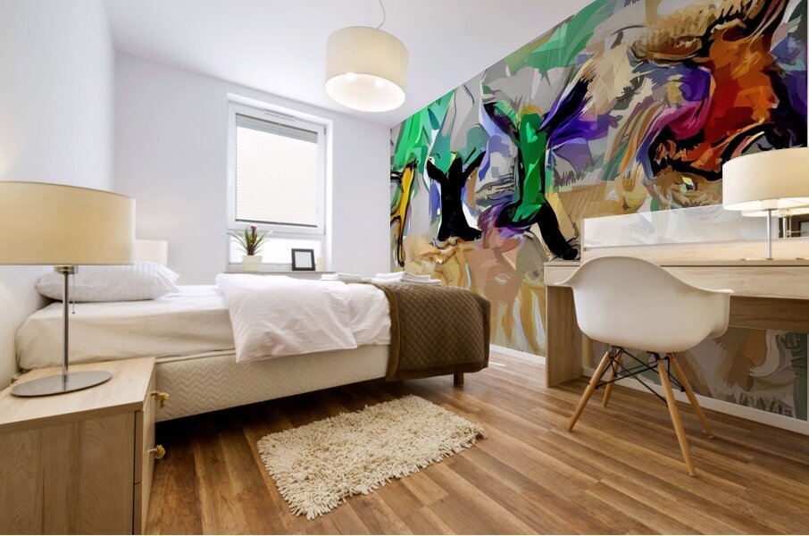 untilted 7 Mural print