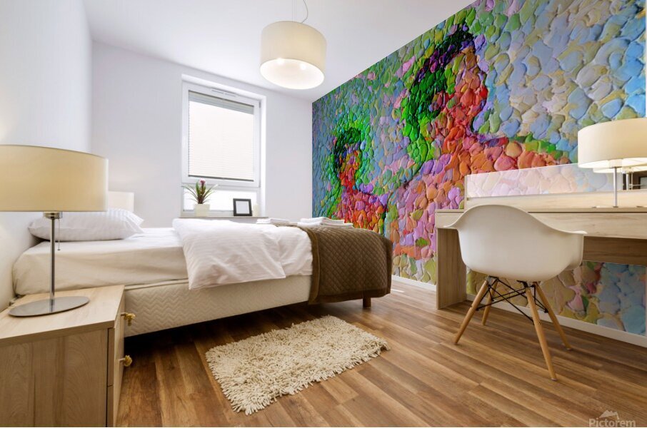 living up Mural print