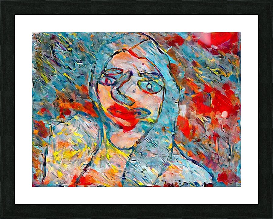 Expressive Chaos Picture Frame print