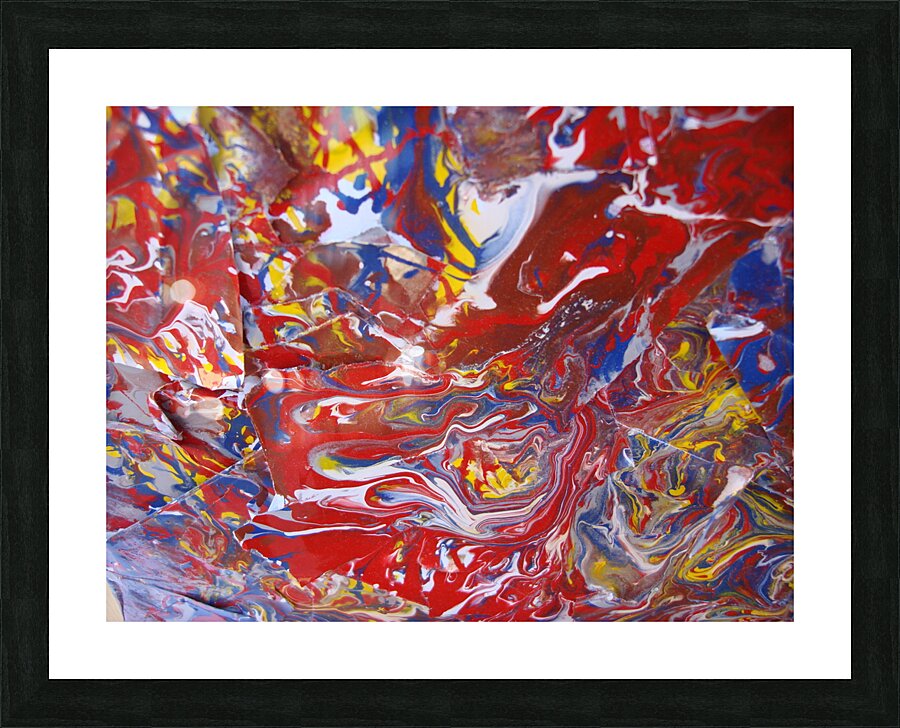 Elemental Flow Picture Frame print