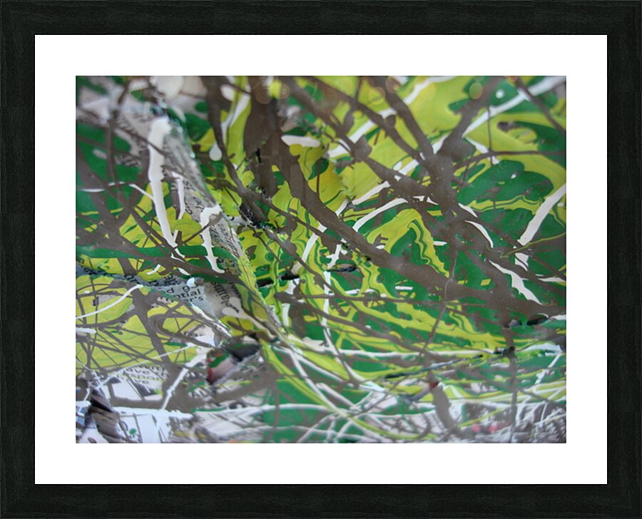 Earthy streaks Picture Frame print