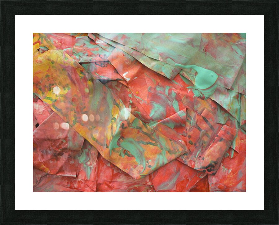 Layers of Fire and Mist Picture Frame print