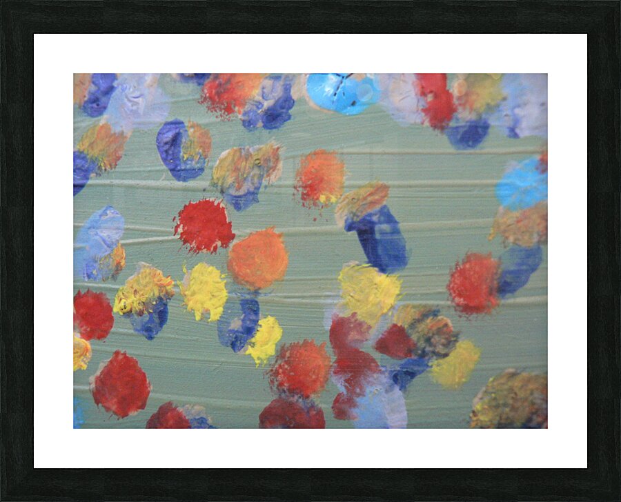 Chromatic Pollen Picture Frame print