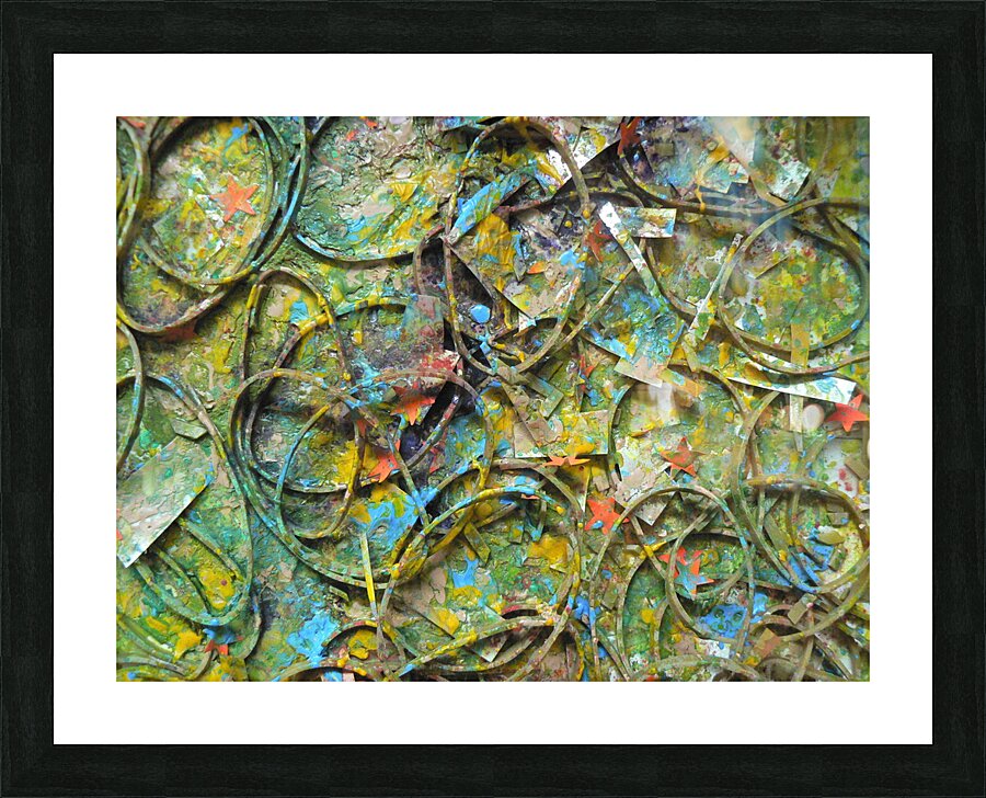 Organic Strands Picture Frame print