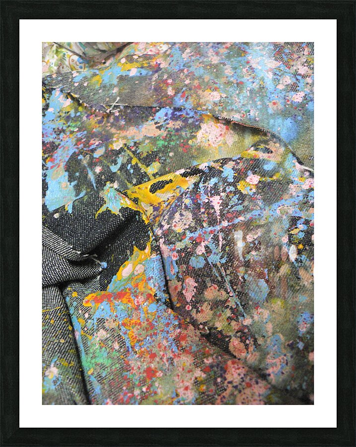 splash on fabric Picture Frame print