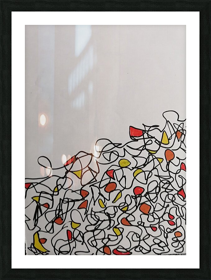 the red dots Picture Frame print