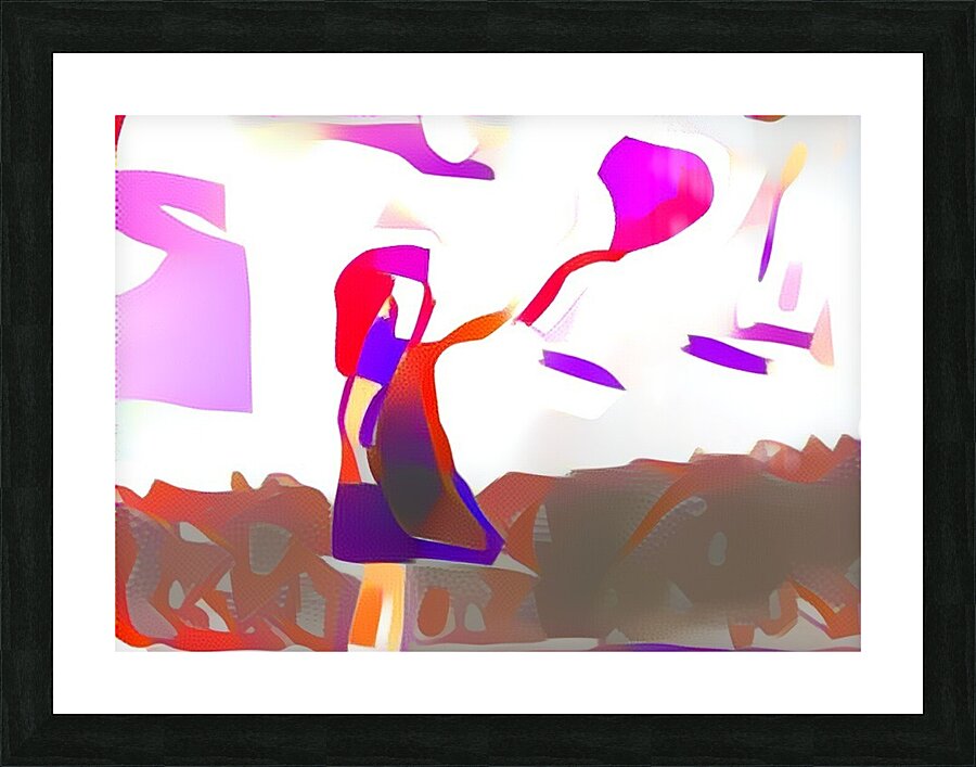 The Layered Image Picture Frame print