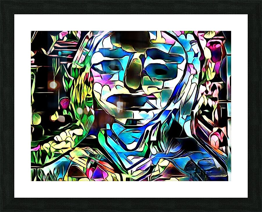 A Digital Mosaic of Expression Picture Frame print