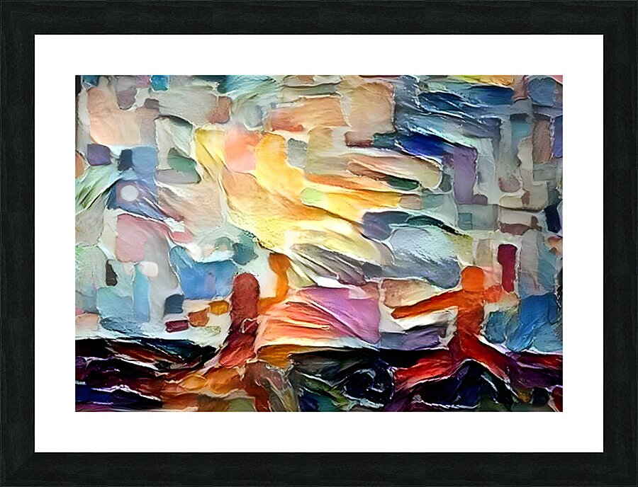 textured chase Picture Frame print