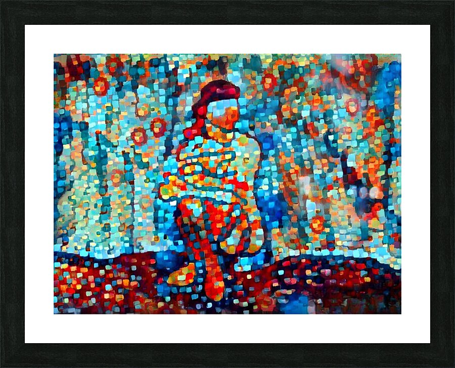 THE AWAIT Picture Frame print