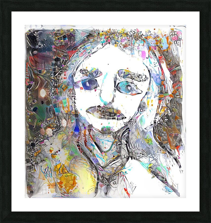 bright portrait Picture Frame print