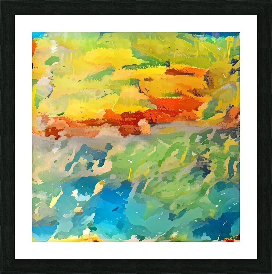 skyline Picture Frame print