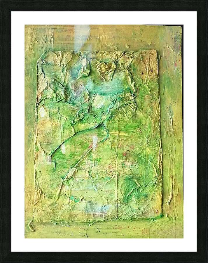 Textured Verdancy Picture Frame print