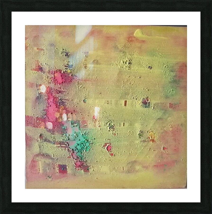 Textured Hues of Dawn Picture Frame print