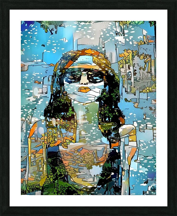 Submerged Portrait Picture Frame print