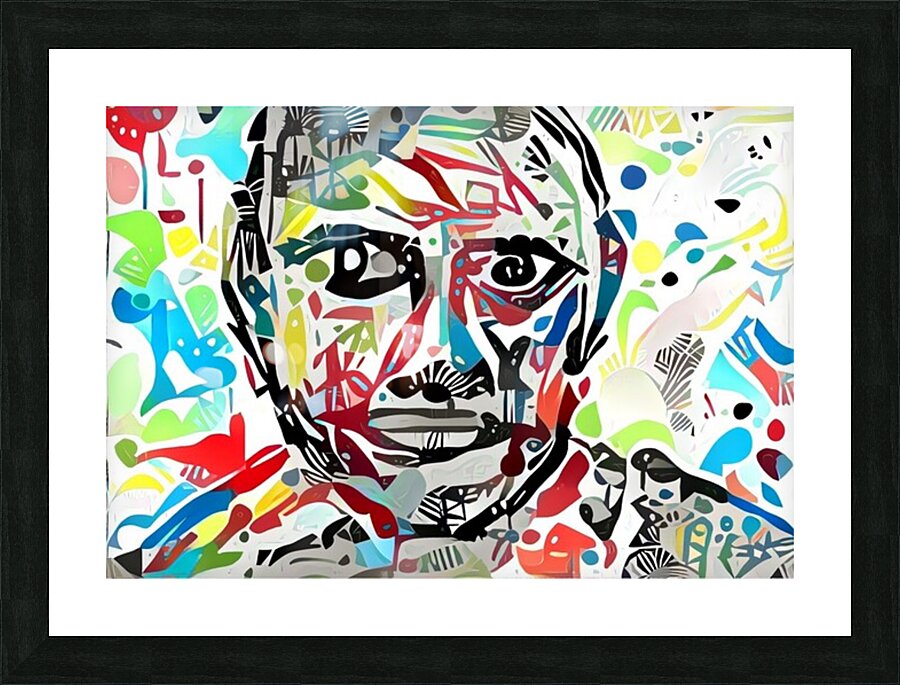 Patterned Persona Picture Frame print