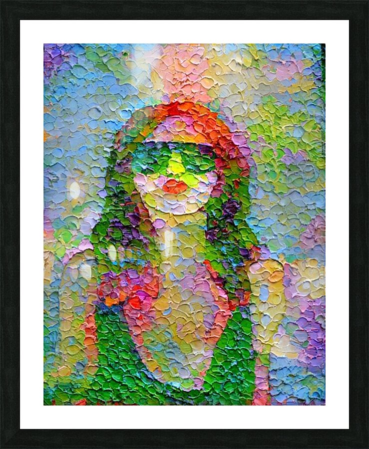 Impasto Persona Picture Frame print