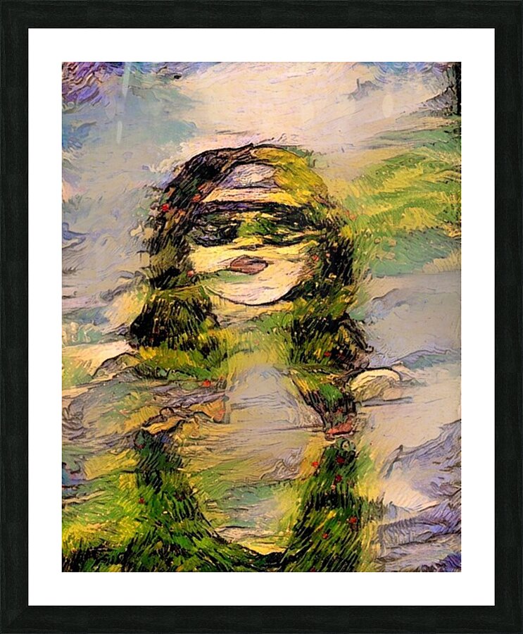 forest portrait Picture Frame print