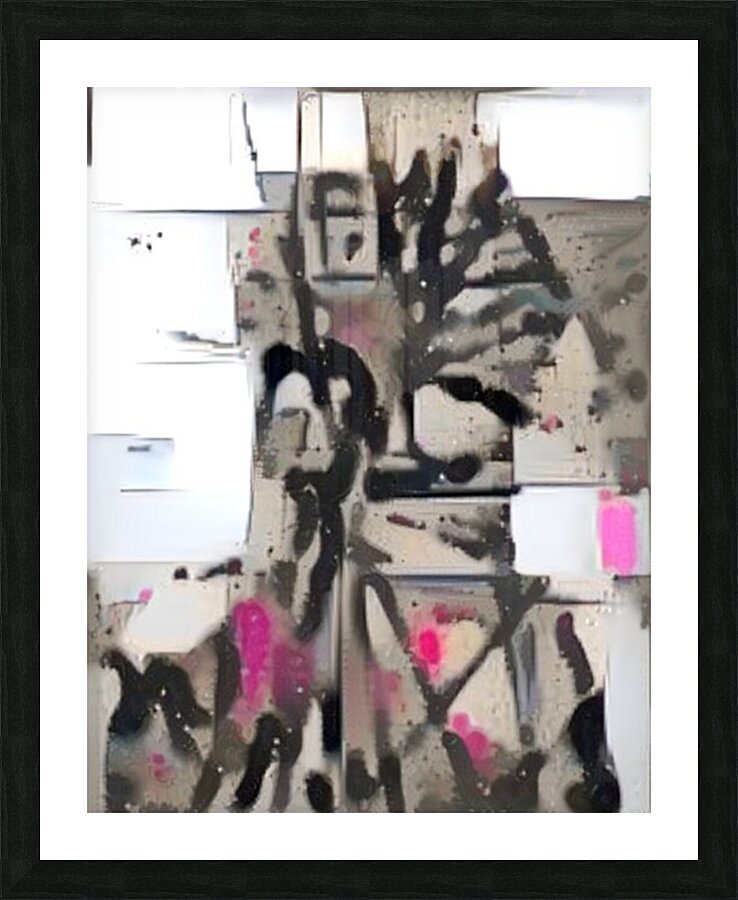 Urban Glyph Picture Frame print