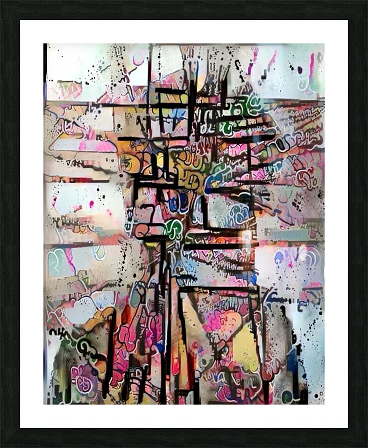 Whispers of the Streets Picture Frame print