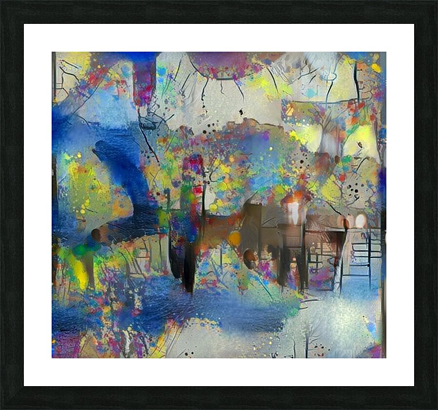 Surreal Skyline Picture Frame print