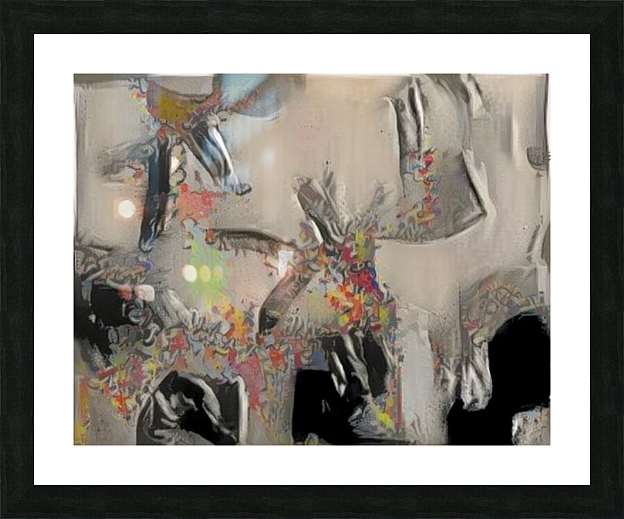 Floating Forms Picture Frame print