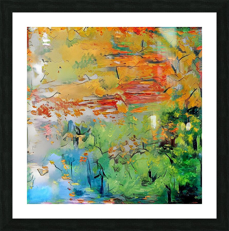 Autumns embrace Picture Frame print