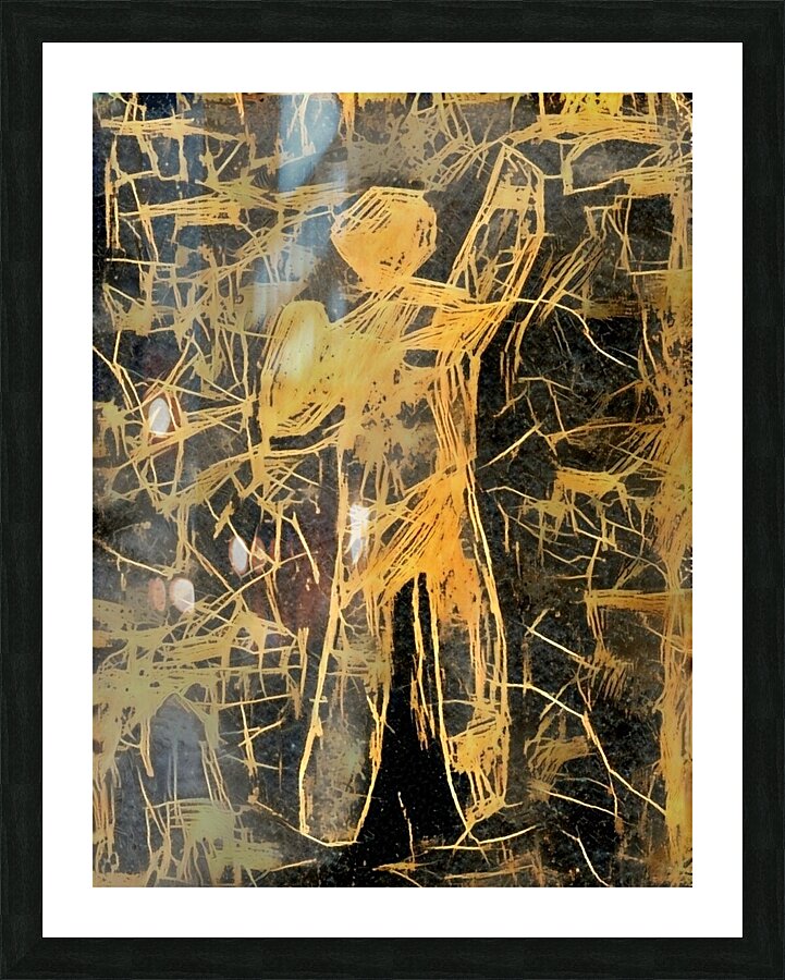 The Etched Figure Picture Frame print