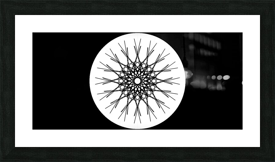 mandala 35 Picture Frame print